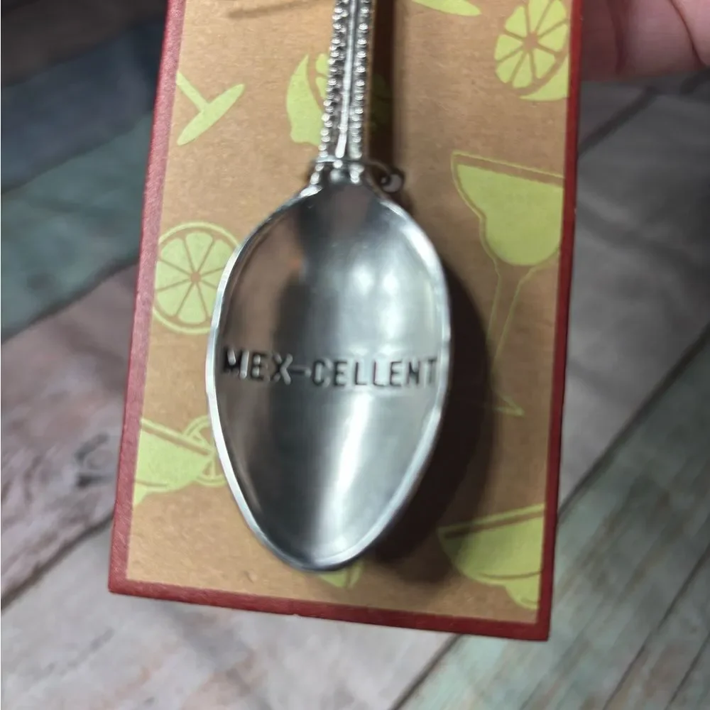 New Mud Pie Margarita Enamel Salsa Spoon